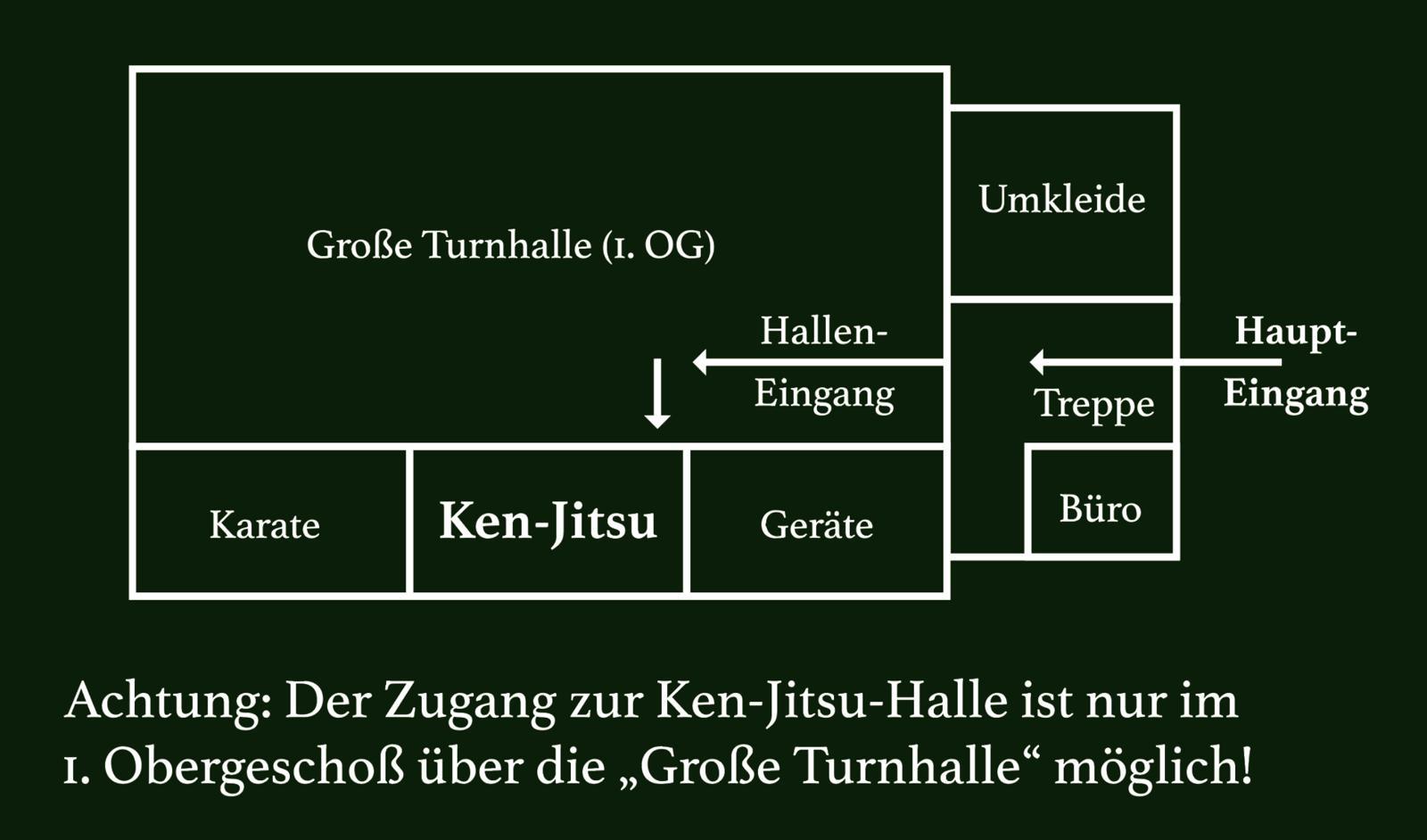 Wegbeschreibung Dojo